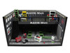 RWB Garage Diorama Black with Accessories 1/64 Model MotorHelix M90221