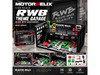RWB Garage Diorama Black with Accessories 1/64 Model MotorHelix M90221