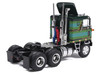 1970 GMC Astro 95 Truck Tractor Dark Green with Graphics 1/64 Diecast Model Car IXO Models U64TR016