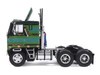 1970 GMC Astro 95 Truck Tractor Dark Green with Graphics 1/64 Diecast Model Car IXO Models U64TR016