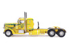 1952 Peterbilt 350 Truck Tractor Maggini & Son Trucking Yellow with Green Flames 1/64 Diecast Model Car IXO Models U64TR018