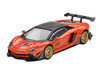 Lamborghini Aventador LB-Works Orange with Matt Black Top Malaysia Diecast Expo MDX 2025 Limited Edition 1/64 Diecast Model Car Mini GT MGT01133