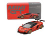 Lamborghini Aventador LB-Works Orange with Matt Black Top Malaysia Diecast Expo MDX 2025 Limited Edition 1/64 Diecast Model Car Mini GT MGT01133