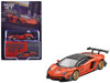 Lamborghini Aventador LB-Works Orange with Matt Black Top Malaysia Diecast Expo MDX 2025 Limited Edition 1/64 Diecast Model Car Mini GT MGT01133