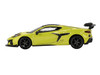 Chevrolet Corvette ZR1 Accelerate Yellow with Carbon Top Limited Edition 1/64 Diecast Model Car Mini GT MGT01158