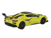 Chevrolet Corvette ZR1 Accelerate Yellow with Carbon Top Limited Edition 1/64 Diecast Model Car Mini GT MGT01158