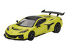 Chevrolet Corvette ZR1 Accelerate Yellow with Carbon Top Limited Edition 1/64 Diecast Model Car Mini GT MGT01158