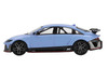 Hyundai RN22e (VP1) Light Blue with Blue Stripe Limited Edition 1/64 Diecast Model Car Mini GT MGT01208