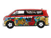 Volkswagen ID. Buzz Van Mizu Design Red and White with Graphics Limited Edition 1/64 Diecast Model Car Mini GT MGT01209