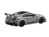 Nissan 35GT-RR Ver.1 LB-Silhouette Works GT Matt Gray with Black Top Limited Edition 1/64 Diecast Model Car Mini GT MGT01248