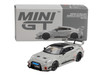 Nissan 35GT-RR Ver.1 LB-Silhouette Works GT Matt Gray with Black Top Limited Edition 1/64 Diecast Model Car Mini GT MGT01248