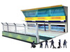 Grand Prix Paddock Diorama Team Blue with LED Lights for 1/64 Scale Models American Diorama AD-2446MJ