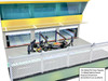Grand Prix Paddock Diorama Team Blue with LED Lights for 1/64 Scale Models American Diorama AD-2446MJ