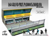 Grand Prix Paddock Diorama Team Black with LED Lights for 1/64 Scale Models American Diorama AD-2448MJ