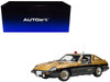Nissan Fairlady Z S130 RHD Right Hand Drive Super Z Gold Metallic and Black Seibu Keisatsu 1979-1984 TV Series 1/18 Model Car Autoart 77476