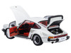 Porsche 911 Turbo 3.0 930 Grand Prix White with Turbo Stripes and Red Interior 1/18 Model Car Autoart 78113
