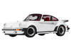 Porsche 911 Turbo 3.0 930 Grand Prix White with Turbo Stripes and Red Interior 1/18 Model Car Autoart 78113