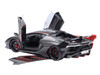 Lamborghini SC18 Alston Grigio Daytona Gray Metallic with Red Accents 1/18 Model Car Autoart 79216