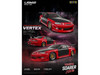Toyota Soarer JZZ30 Vertex RHD Right Hand Drive Red Metallic with Carbon Hood and Doors Hong Kong Toycar Salon HKTCS 2026 1/64 Diecast Model Car Liomio LI64-TSV-HKTCS