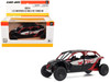 Can-Am Maverick X3 MAX X RC Turbo RR Gray and Red 1/32 Diecast Model BRP Models 60034