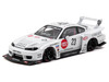 Nissan Silvia S15 LB-Super Silhouette RHD Right Hand Drive #23 Collet White with Graphics Hobby43 Series 1/43 Diecast Model Car Tarmac Works T43-029-DR2