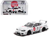 Nissan Silvia S15 LB-Super Silhouette RHD Right Hand Drive #23 Collet White with Graphics Hobby43 Series 1/43 Diecast Model Car Tarmac Works T43-029-DR2