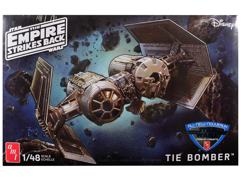 Skill 2 Model Kit TIE Bomber Star Wars Episode V The Empire Strikes Back 1980 Movie 1/48 Scale Model AMT AMT1469M