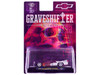 1990 Chevrolet C1500 Silverado Pickup Truck Graveshifter Motor Club Purple with Graphics and 3D Glasses Limited Edition to 18018 pieces Worldwide 1/64 Diecast Model Car M2 Machines 31500-HS84