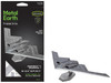 Model Kit Northrop B-2A Spirit Aircraft United States Air Force Raw Metal Premium Series Easy Difficulty Steel Model Metal Earth PS2029