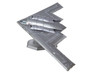 Model Kit Northrop B-2A Spirit Aircraft United States Air Force Raw Metal Premium Series Easy Difficulty Steel Model Metal Earth PS2029