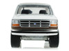 1993 Ford Bronco XLT Oxford White with Medium Mocha Side Stripes Blue Collar Collection Series 15 1/64 Diecast Model Car Greenlight 35320F