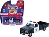 1996 Ford F-250 Pickup Truck California Highway Patrol Black and White Hot Pursuit Series 48 1/64 Diecast Model Car Greenlight 43060B