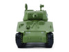 1944 M4A3 Sherman Tank Thunderbolt VI - United States Army WWII Green Battalion 64 Series 6 1/64 Diecast Model Car Greenlight 61060B