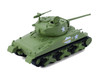 1944 M4A3 Sherman Tank Thunderbolt VI - United States Army WWII Green Battalion 64 Series 6 1/64 Diecast Model Car Greenlight 61060B