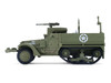 1940 M3 Half-Track Personnel Carrier United States Army WWII Olive Drab Battalion 64 Series 6 1/64 Diecast Model Car Greenlight 61060E