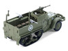 1940 M3 Half-Track Personnel Carrier United States Army WWII Olive Drab Battalion 64 Series 6 1/64 Diecast Model Car Greenlight 61060E