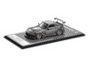 Honda S2000 Varis Wide Version Dark Panther RHD Right Hand Drive Dark Gray Metallic with Carbon Hood 1/64 Diecast Model Car Liomio LI64-HSVW-001