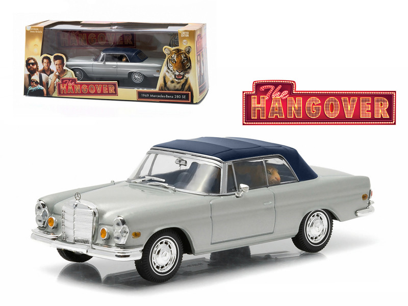 Greenlight 1969 Mercedes 280 Se Convertible Top Up Damaged Tiger
