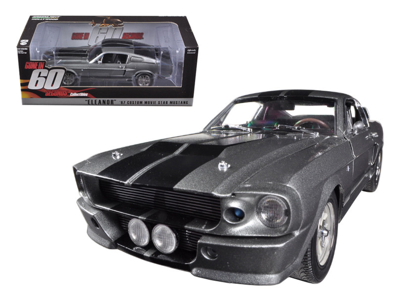 1967 Ford Mustang Custom Eleanor Gone in 60 Seconds Movie 2000 1/18 Diecast Car Model Greenlight 12909 