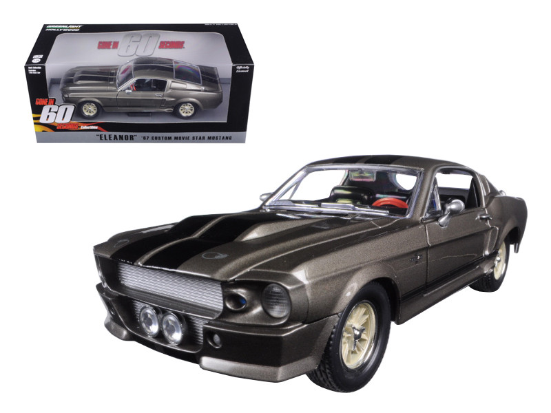 1967 Ford Mustang Custom Eleanor Gone in 60 Seconds 2000 Movie 1/24 Diecast Model Car Greenlight 18220