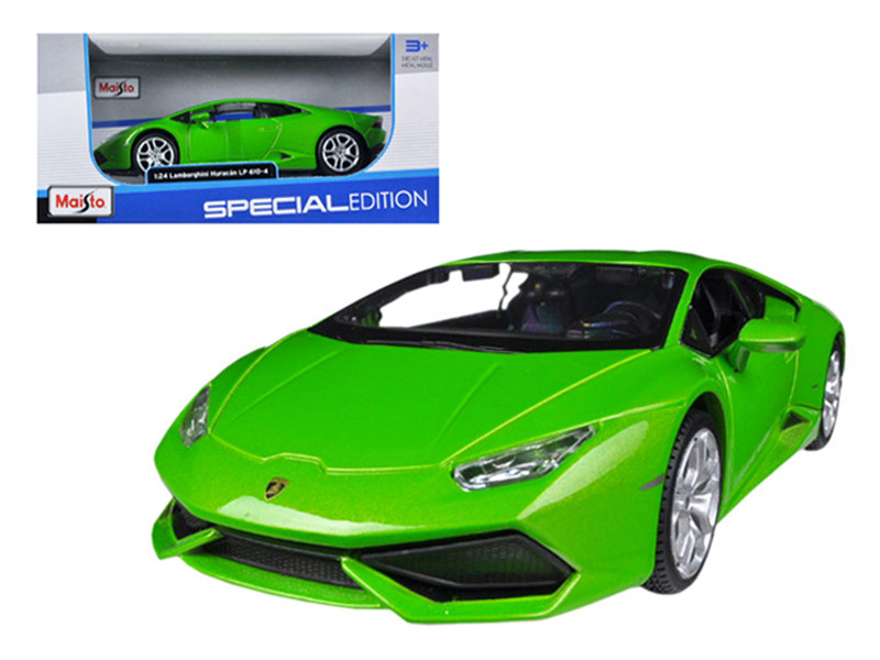Lamborghini Huracan LP610-4 Green 1/24 Diecast Model Car Maisto 31509