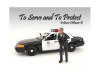 Police Officer II Figure For 1:24 Scale Models American Diorama 24032