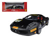 Ferrari 458 Challenge Matt Black #12 1/18 Diecast Car Model Hot Wheels BCT90