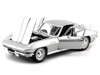 1965 Chevrolet Corvette Silver 1/18 Diecast Model Car Maisto 31640
