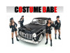 "Costume Babes" 4 Piece Figure Set For 1:18 Scale Models American Diorama 23869 23870 23871 23872