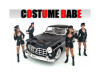 "Costume Babes" 4 Piece Figure Set For 1:24 Scale Models American Diorama 23917 23918 23919 23920