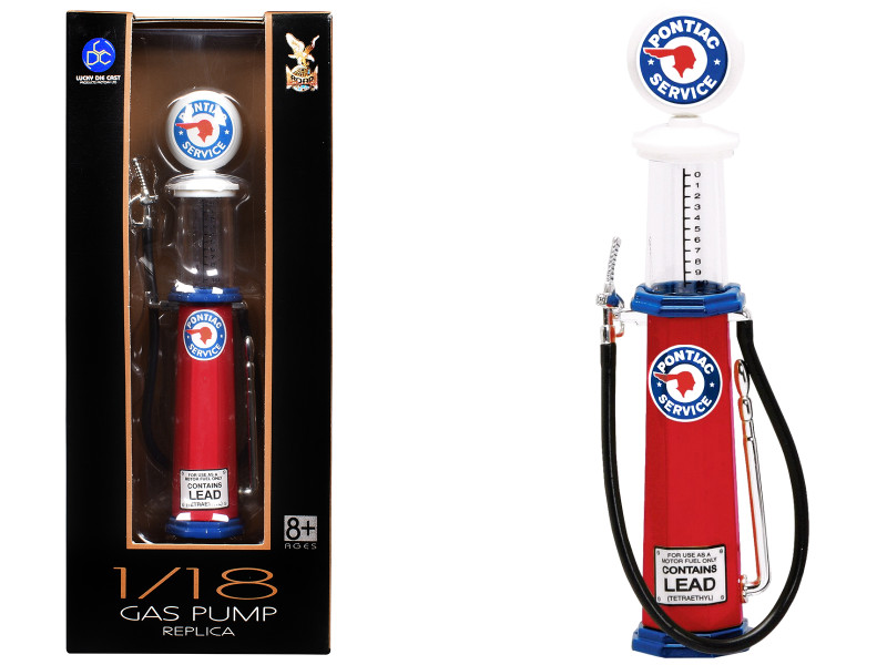 Pontiac Gasoline Vintage Gas Pump Cylinder 1/18 Diecast Replica
Road Signature 98662