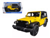 2014 Jeep Wrangler Willys Yellow 1/18 Diecast Model Car Maisto 31676