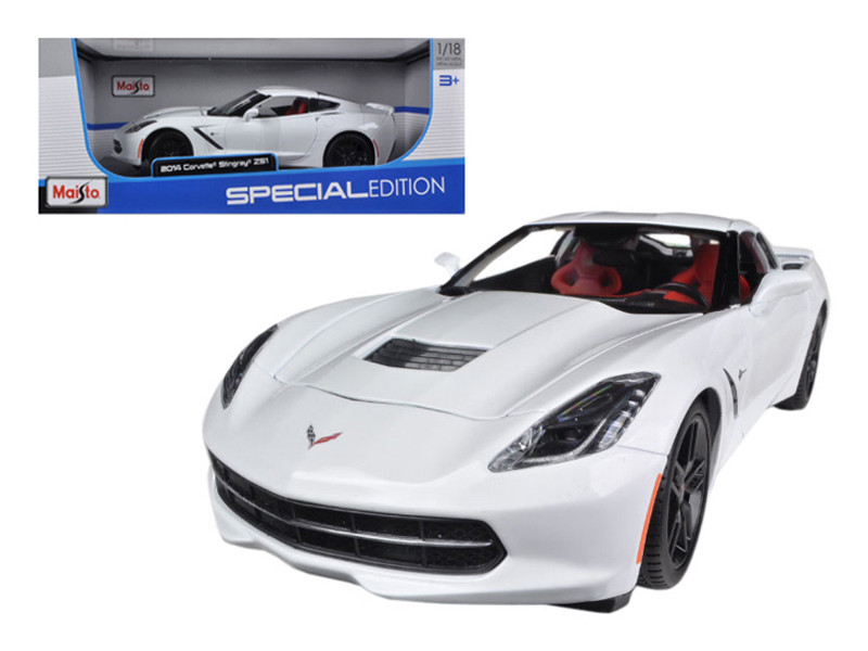 2014 Chevrolet Corvette Stingray C7 Z51 White 1/18 Diecast Model Car
Maisto 31677
