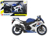2008 Suzuki GSX-R1000 Blue Bike Motorcycle 1/12 New Ray NR57003a